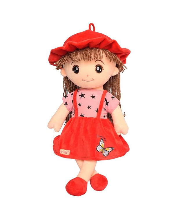 Cute & Cuddly Stuff Doll With Woollen Hair 45 c.m Tall