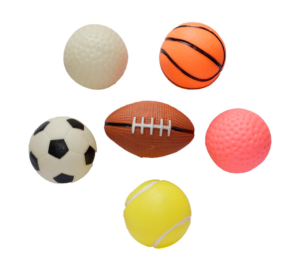 Squeezy Ball / Soft Ball For Kids Set Of 06 pcs